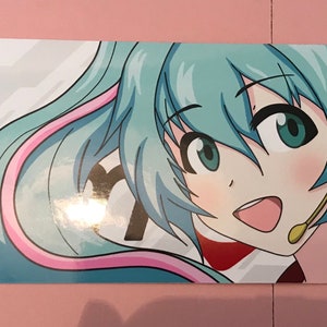 Anime sticker Hatsune Miku Goodsmile Racing Slap Vocaloid