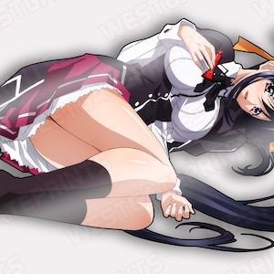 Highschool DxD - Akeno KImejima | Cute Waterproof Anime JDM Weabo Peeker | Laptop Water Bottle Flask Sticker Decal