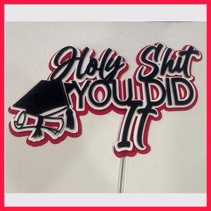 Graduation Cake Topper