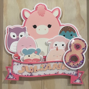 Squishmallows Shaker Cake Topper