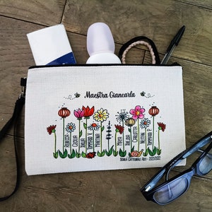 Personalized CLUTCH with children's names - MAESTRA gift