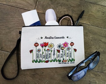 Personalized CLUTCH with children's names - MAESTRA gift