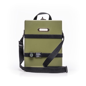 Messenger Adventure Light - Olive Green Painted MDF Box A5