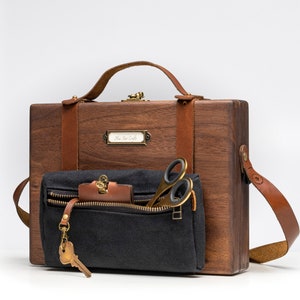 Mini Xplorer - A5 Wood Briefcase