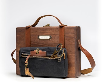 Mini Xplorer - A5 Wood Briefcase