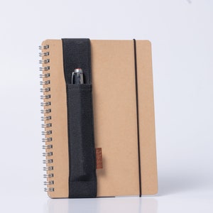 Elastic Pencil/Pen Holder for A5 notebooks, iPad mini, etc.