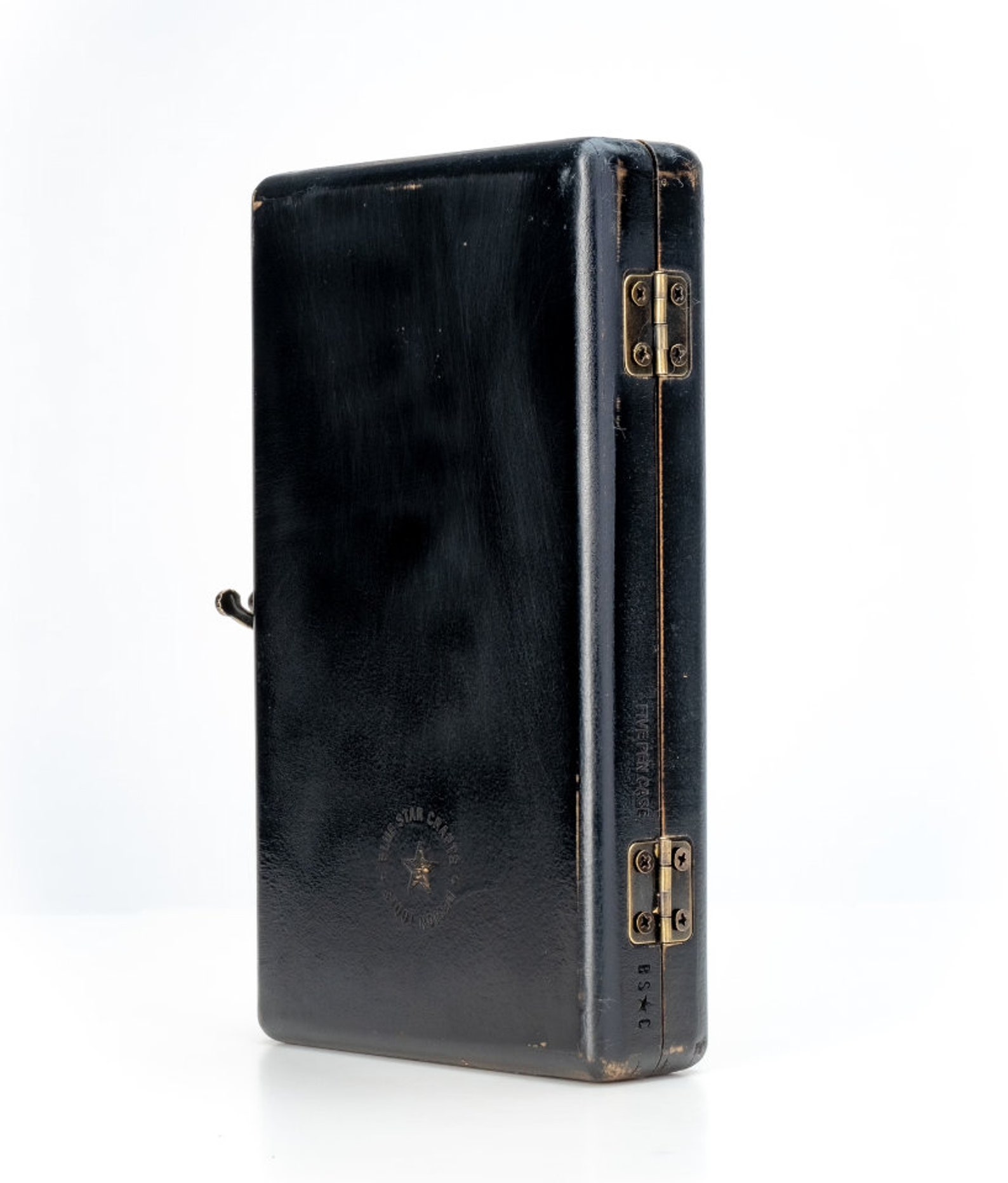 5 Pen Display Case Distressed Black Painted MDF Etsy