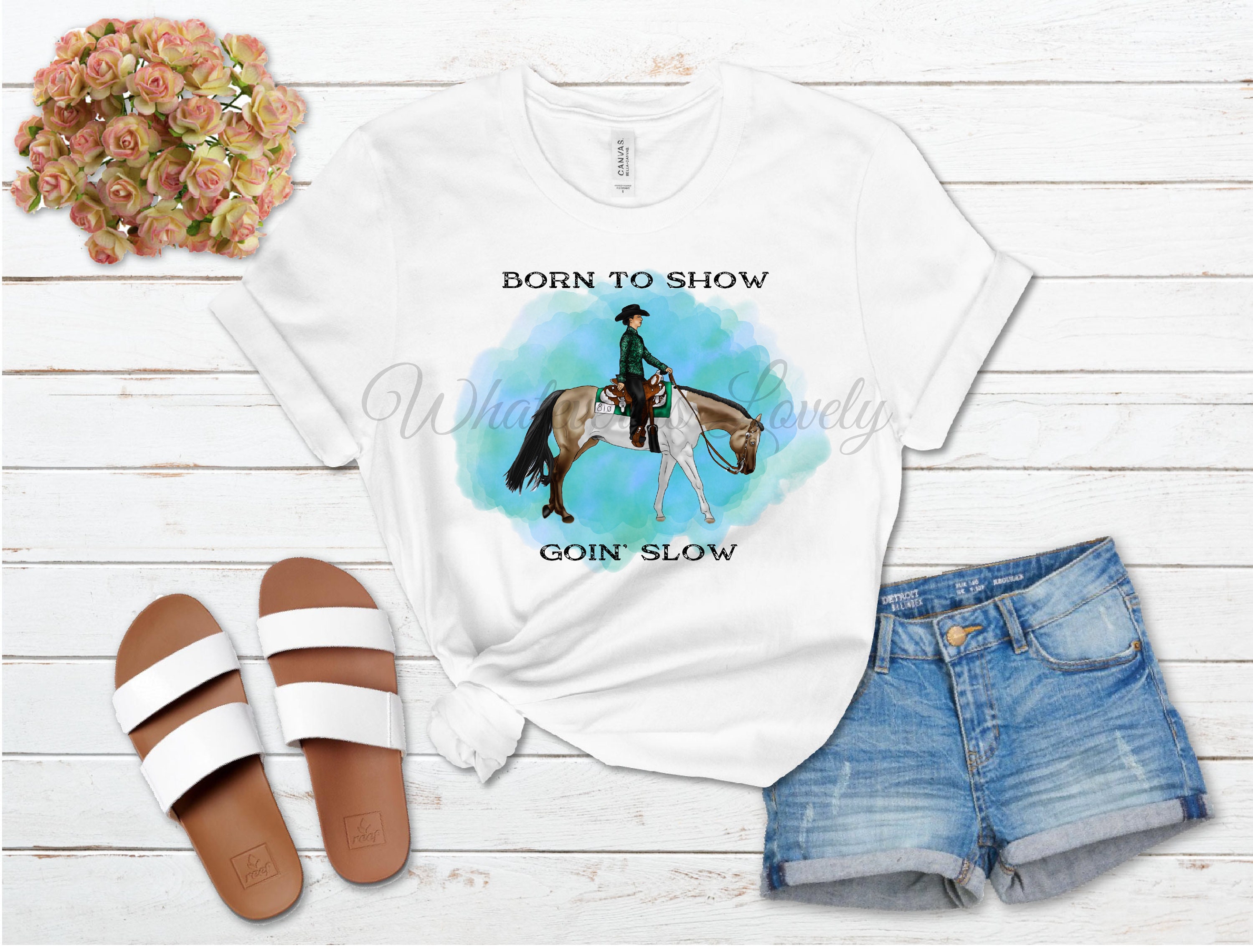Western Pleasure Horse Show shirt Women's Graphic Shirt Etsy