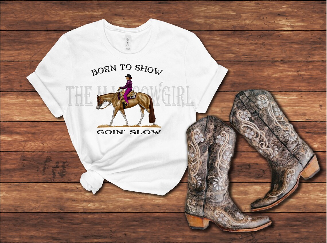 Western Pleasure Horse Show Shirt Women's Horse Tshirt Etsy