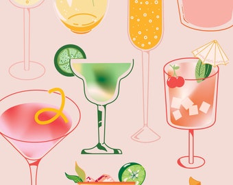 Cocktail Party Print