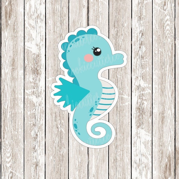 Sea Horse-ocean-animal- cookie cutter, fondant cutter, clay cutter