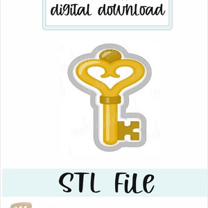 Key cookie cutter-STL file-digital download