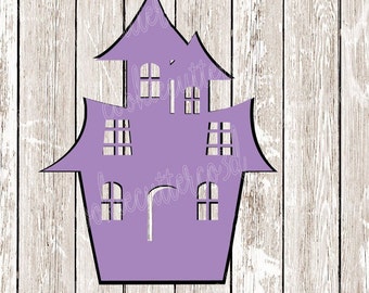 Haunted House-Halloween-cookie-fondant-clay cutter