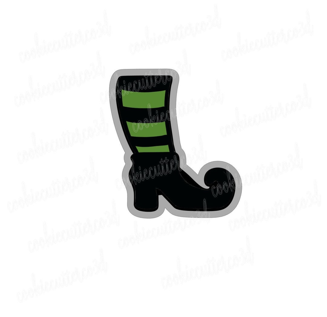 Witch Shoe/leg Cookie Cutter Fondant Cutter Clay Cutter - Etsy