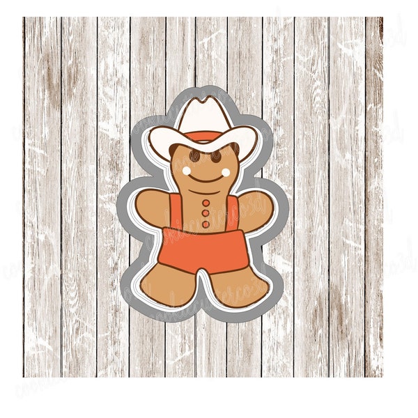 Cowboy Gingerbread Man Etsy Cowboy Gingerbread Man Etsy