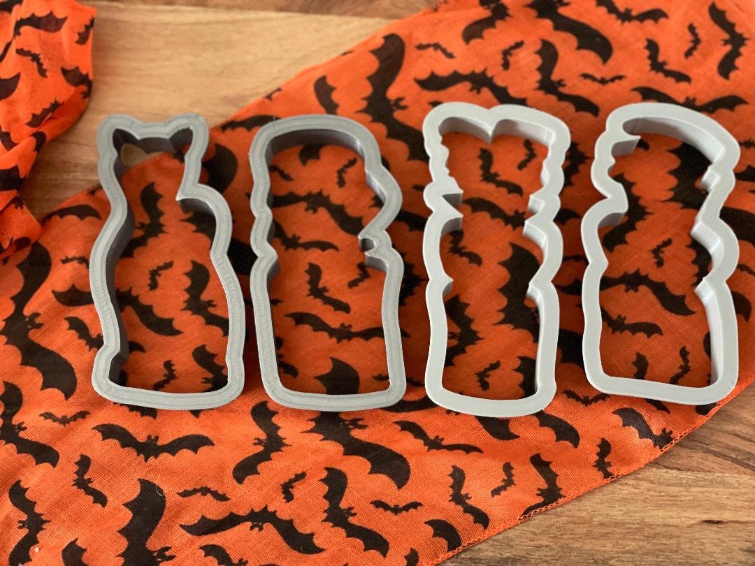 COOKIE CUTTERS Hocus Pocus Set of 4 Witches and Cat Cookie Etsy