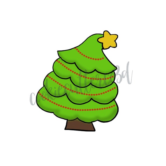 Grinch Christmas Tree Cookie Cutter Fondant Cutter Clay Etsy