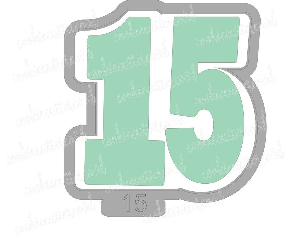 Number Fifteen Clipart