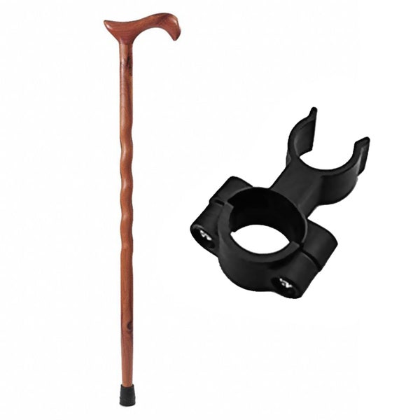 Cane/Walking Stick Holder for Your step2bed-the ideal Bedside Safety Step and The Safest Way To Get In And Out Of Bed, Guaranteed.