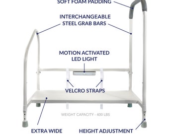 The step2bed is the ideal Bedside Safety Step and The Safest Way To Get In & Out Of Bed, Guaranteed. It's Clinically Proven to Reduce Falls!