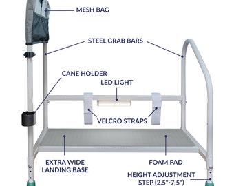 step2bed Deluxe Bed Rails for Elderly Adults