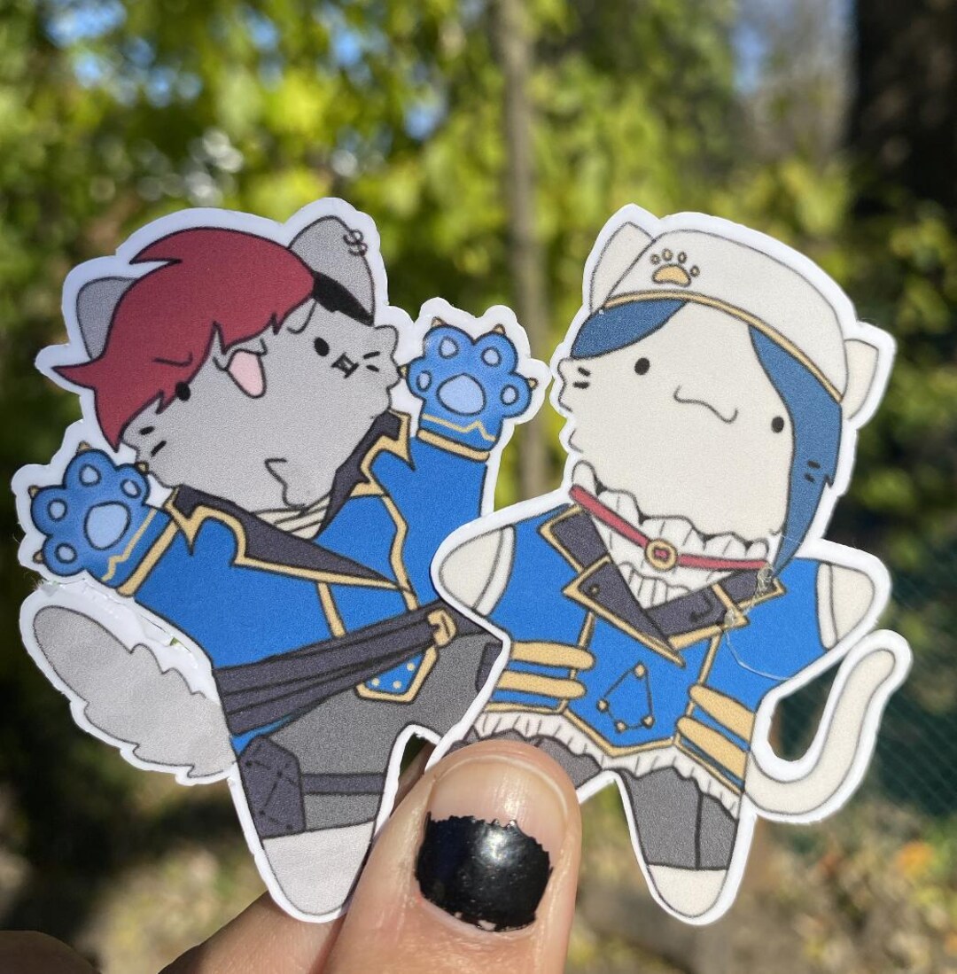Arcane Kitty's | Vi & Caitlyn Stickers | League of Legneds | 2 Pc Set ...