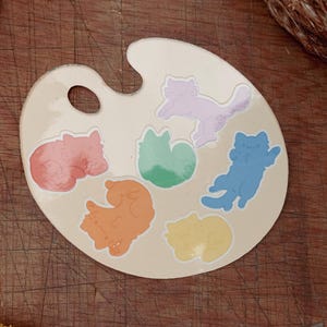Kitty Color Palette Sticker Sheet