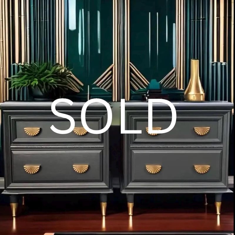 Art Deco Nightstand Etsy — free download