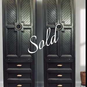 Thomasville Vintage Pier Cabinets