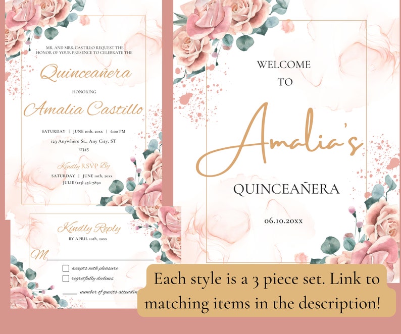 Quinceanera Sign Mis Quince 15th Birthday Quinceañera Etsy