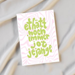 Postkarte Köln Cologne Kölner Dom Karte Handgemacht Kölsch