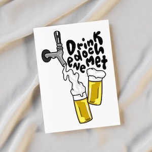 Postkarte Köln Cologne Kölner Dom Karte Handgemacht Kölsch