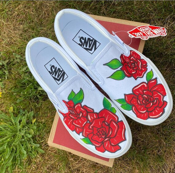 rose custom vans