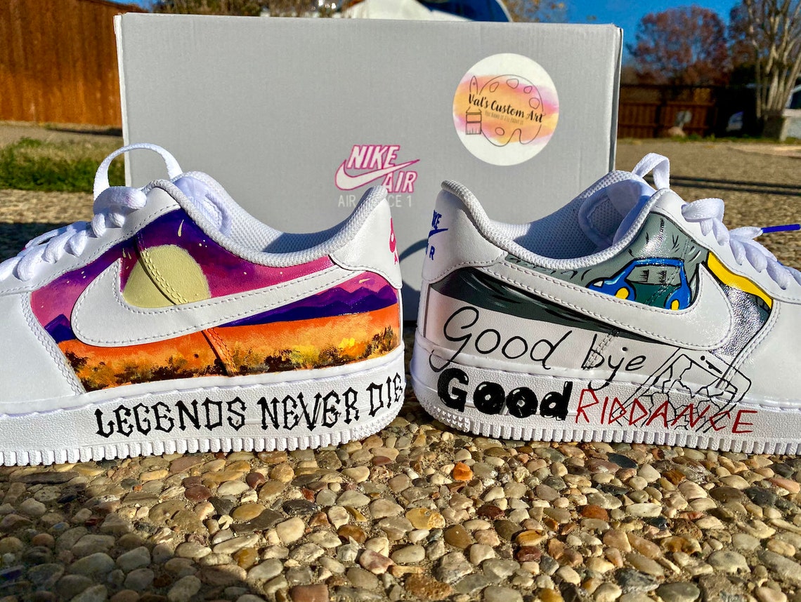 custom juice wrld air force 1