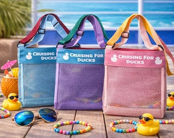 Kids Cruise Duck Hunting Bag | Mesh Cruise Duck Holder | Rubber Duck Game Bag | Cruise Ship Duck Hunt | Kids Cruise Activity | Duck Hunting