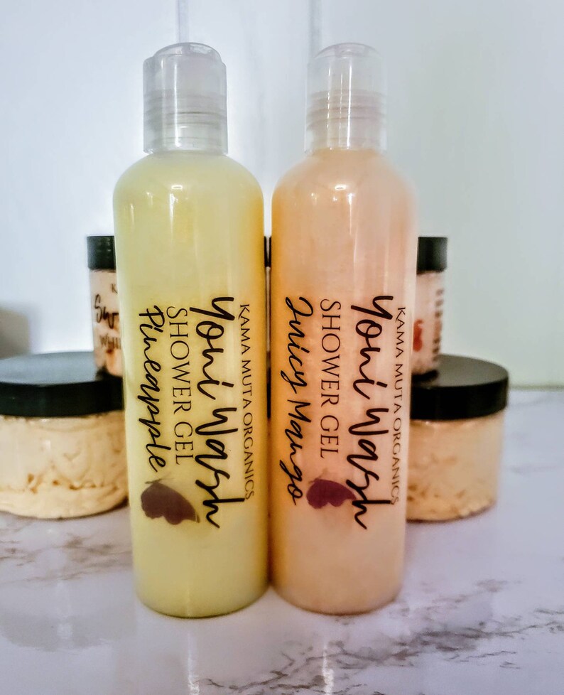 Organic Yoni Wash Shower Gel for Females Pineapple Scented Etsy