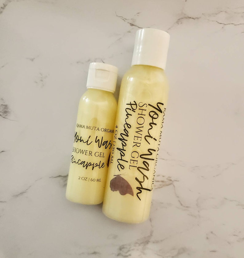 Organic Yoni Wash Shower Gel for Females Pineapple Scented Etsy