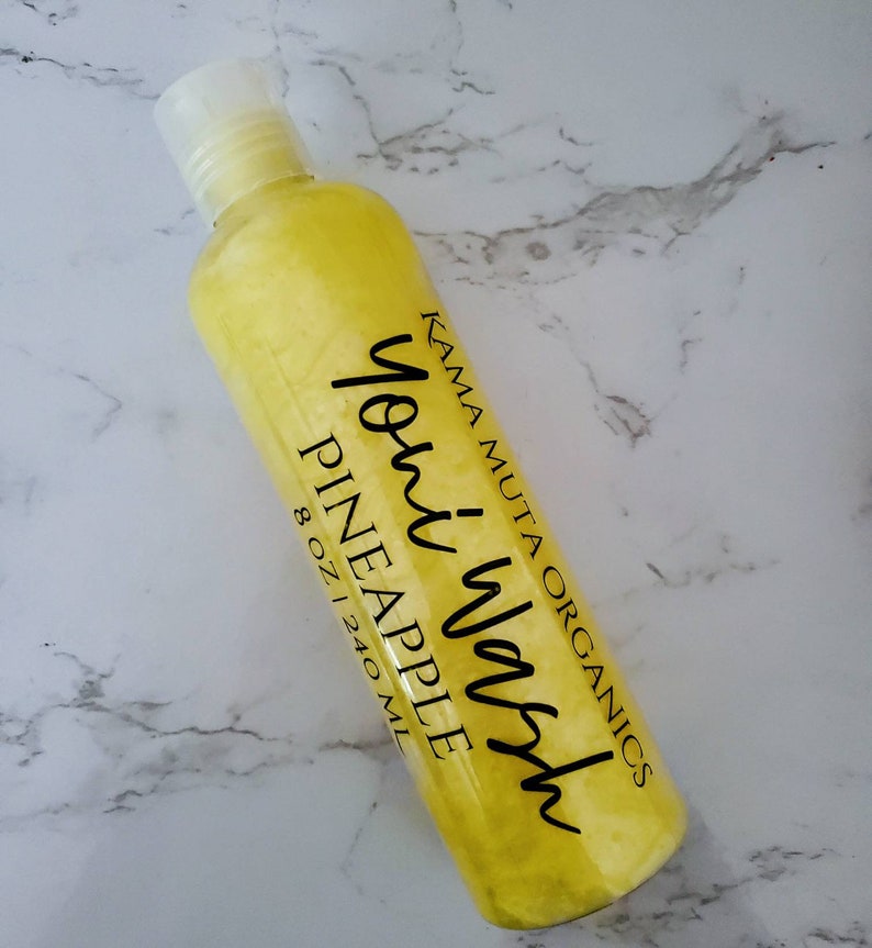 Organic Yoni Wash Shower Gel for Females Pineapple Scented Etsy