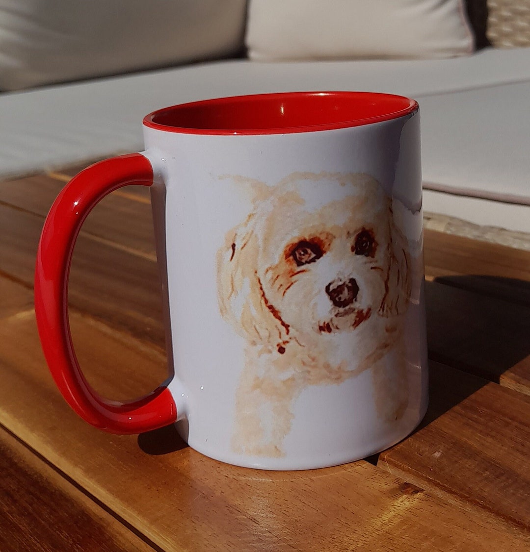 Cavapoo Dog Mug, 11oz Ceramic Tea Coffee Cup - Etsy UK