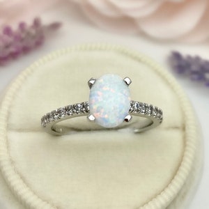 2 Carat Oval White Sapphire Ring High Quality Sapphire Etsy