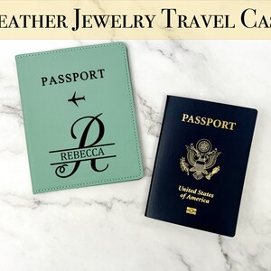 Customized Travel Companion: Leather Passport Holder