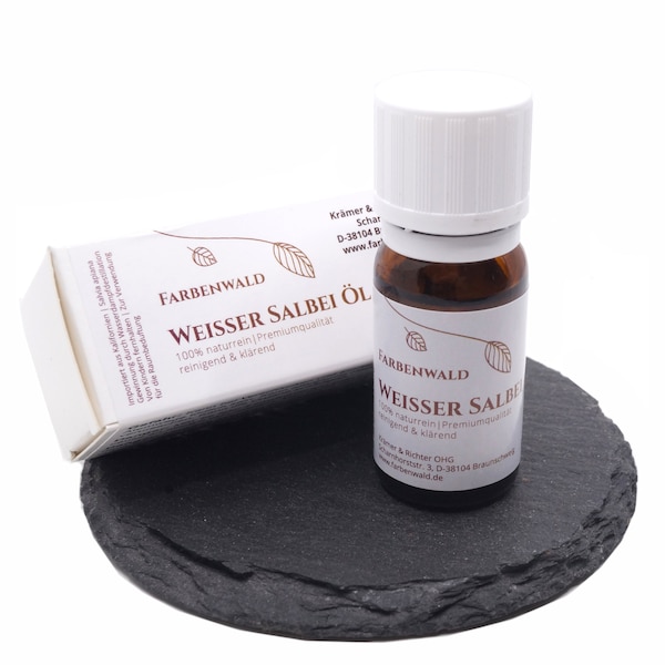 Weißer Salbei Öl - 10ml (1490 EUR/l), Salvia apiana, ätherisches Öl, 100% naturrein