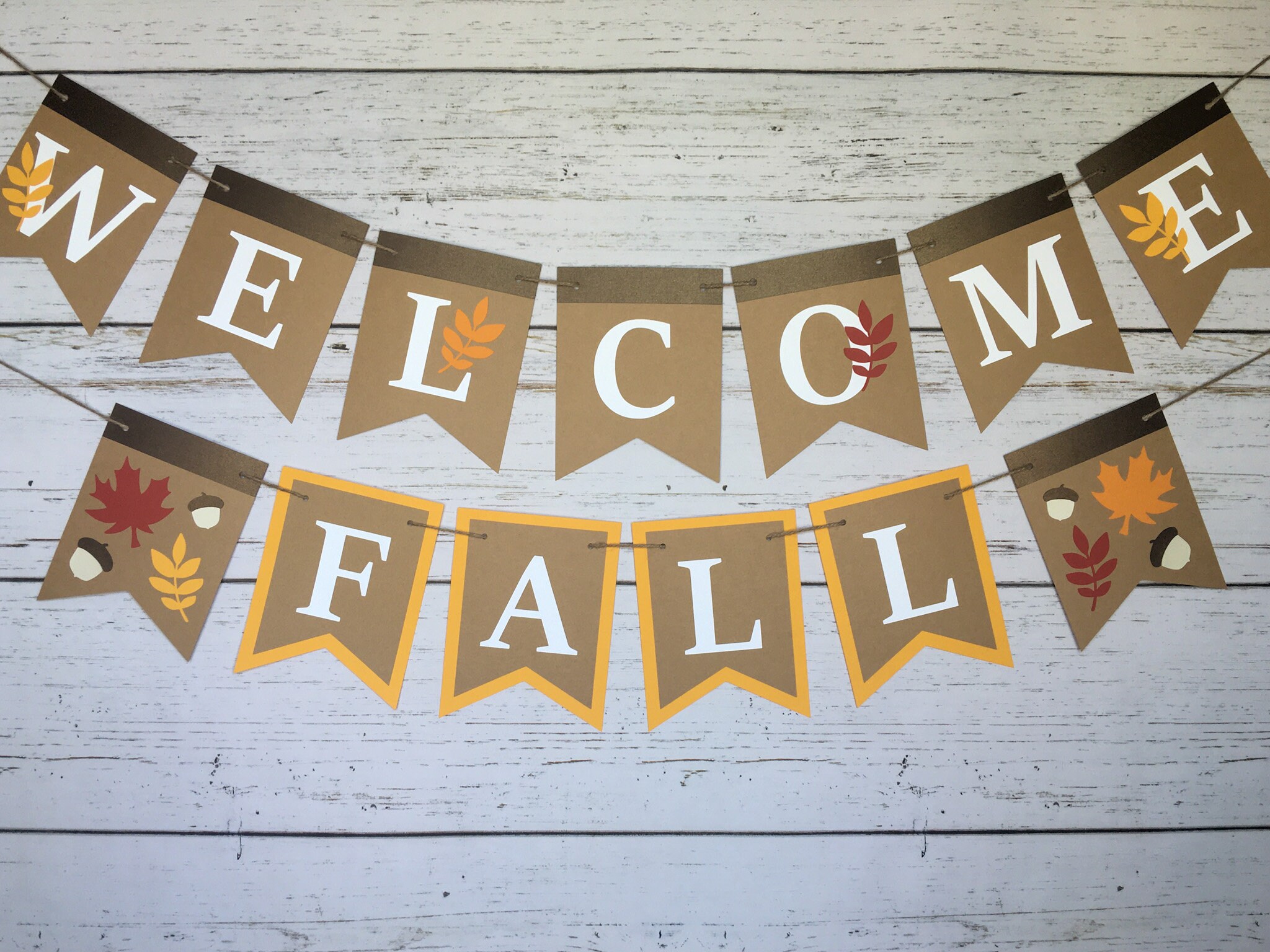 Fall Banner. Fall Decorations. Fall. Etsy