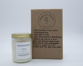 Candle Gift Book Gift Blind Book and Soy Candle Gift Set Perfect Date Night Combo Unique Gift Set for Book Lovers and Candle Enthusiasts