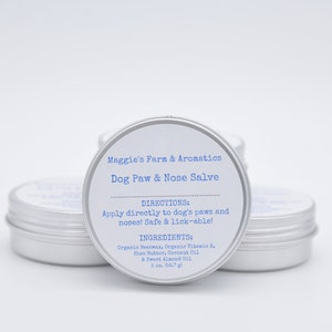 Dog Paw and Nose Salve All Natural Dog Paw Balm Lickable Balm for Dogs Moisturizing Dog Paw and Nose Care Balm for Dry Cracked Paw and Nose