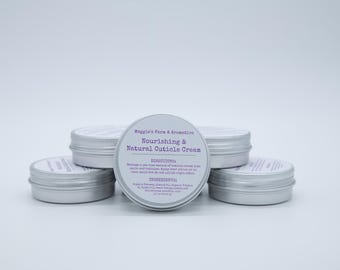 Cuticle Cream Nourishing Natural Homemade Moisturizing Hydrating Hand Care Essential Oils Organic Vegan Safe for Dry Cuticles