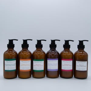 Lotion Cocoa Butter Moisturizing Face Body Lotion Dye-Free Essential Oil Lotion Hydrating Lotion for Dry Skin Naturally Derived Skincare