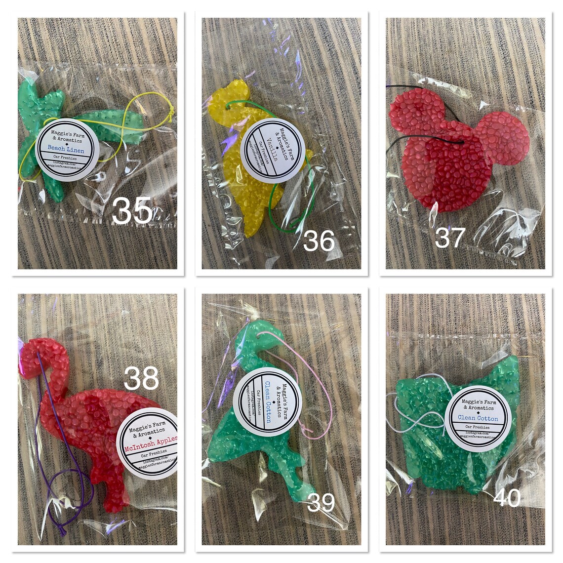 Car Freshies/ Aroma Beads/ Car Air Freshener/ Aroma Bead Etsy