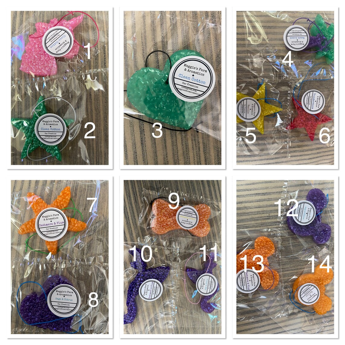 Car Freshies/ Aroma Beads/ Car Air Freshener/ Aroma Bead | Etsy