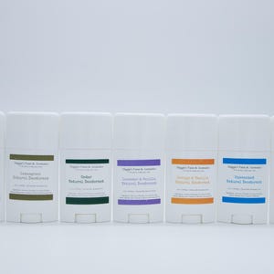 All Natural Deodorant Aluminum Free Long Lasting Odor Protection Handmade Deodorant with Baking Soda Vegan Skincare Full Size Travel